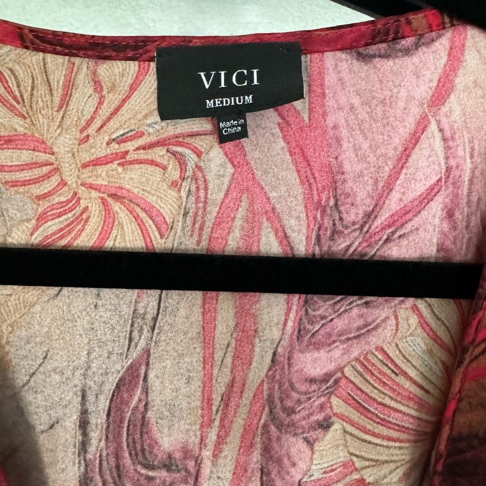 Vici Blaze Printed Bell Sleeve Mini Dress - Picture 3 of 4
